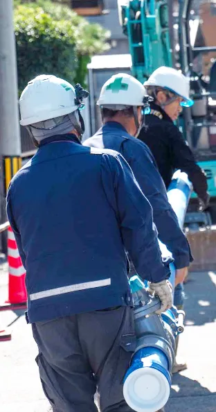 大野設備工業株式会社の仕事風景